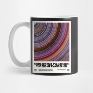 minimal_Neon Genesis Evangelion: The End of Evangelion Abstract Circular Anime Mug